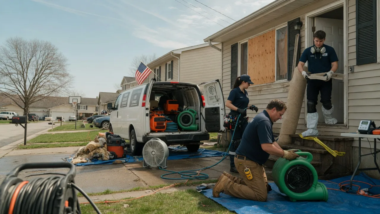 Water Damage Restoration in Ostrander, OH near me